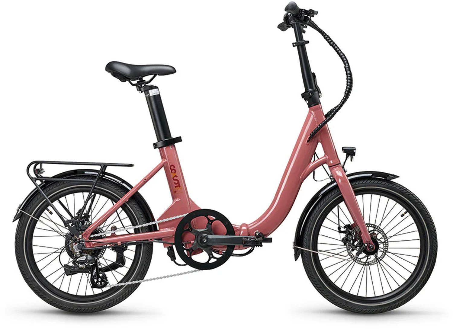 Coast JIFO Light 20 Zoll Falt-E-Bike | Bafang H300 250 W | Rose