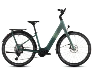 Kathmandu Hybrid C:62 SLT 400X - Easy Entry Elektro Carbon City Bike 2026 | seafoam´n´chrome 28" - L